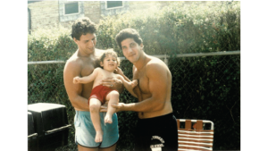 Jay Michael from Bravo as a baby with his two brothers