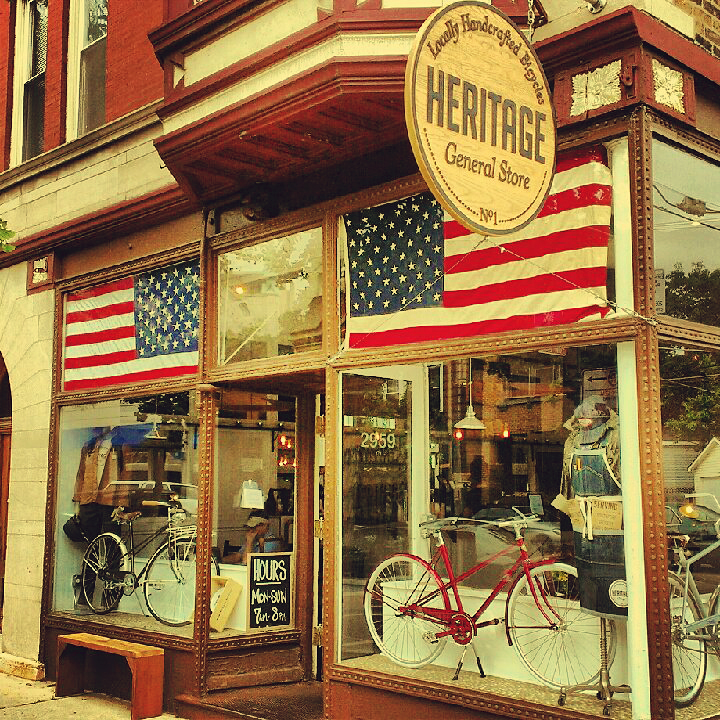 Heritage Bicycles Outpost collaboration with Flats Chicago